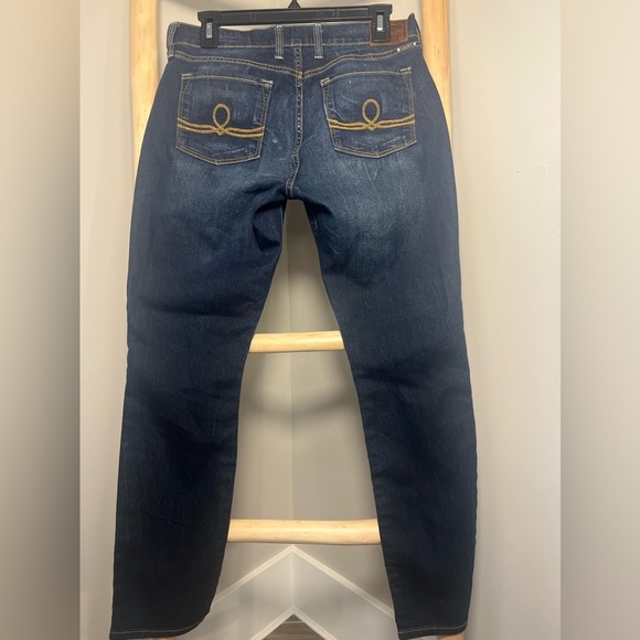Lucky Brand Sophia Skinny Dark Wash Blue Jeans 8/29 ankle - Picture 2 of 8